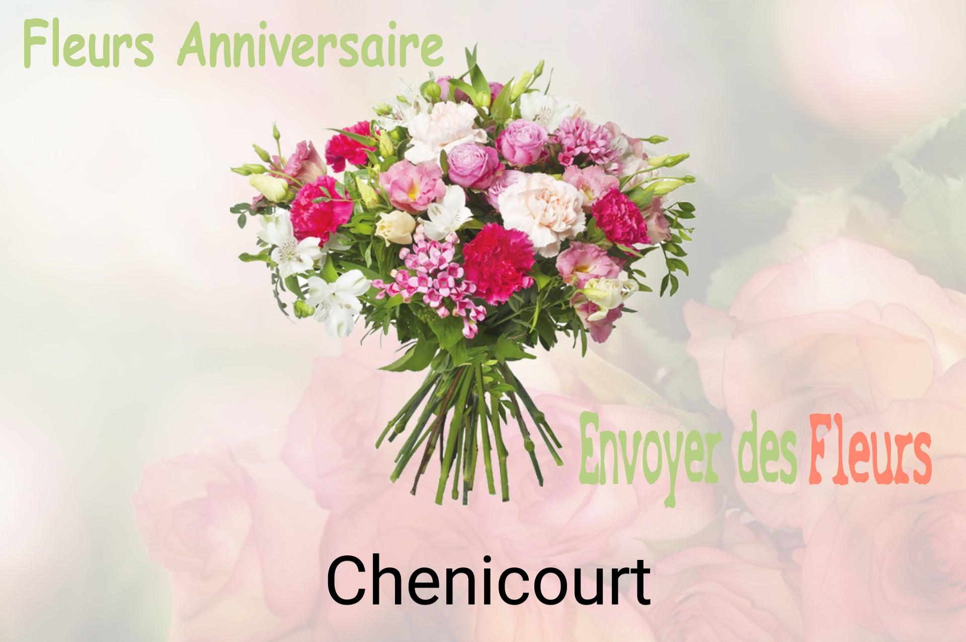 Bouquet de fleurs d’anniversaire livré à Chenicourt